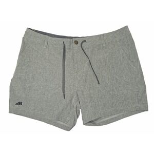 Boundary Waters Men's Large Size 30‎ Gray Hybrid Board Shorts 5" Inseam
